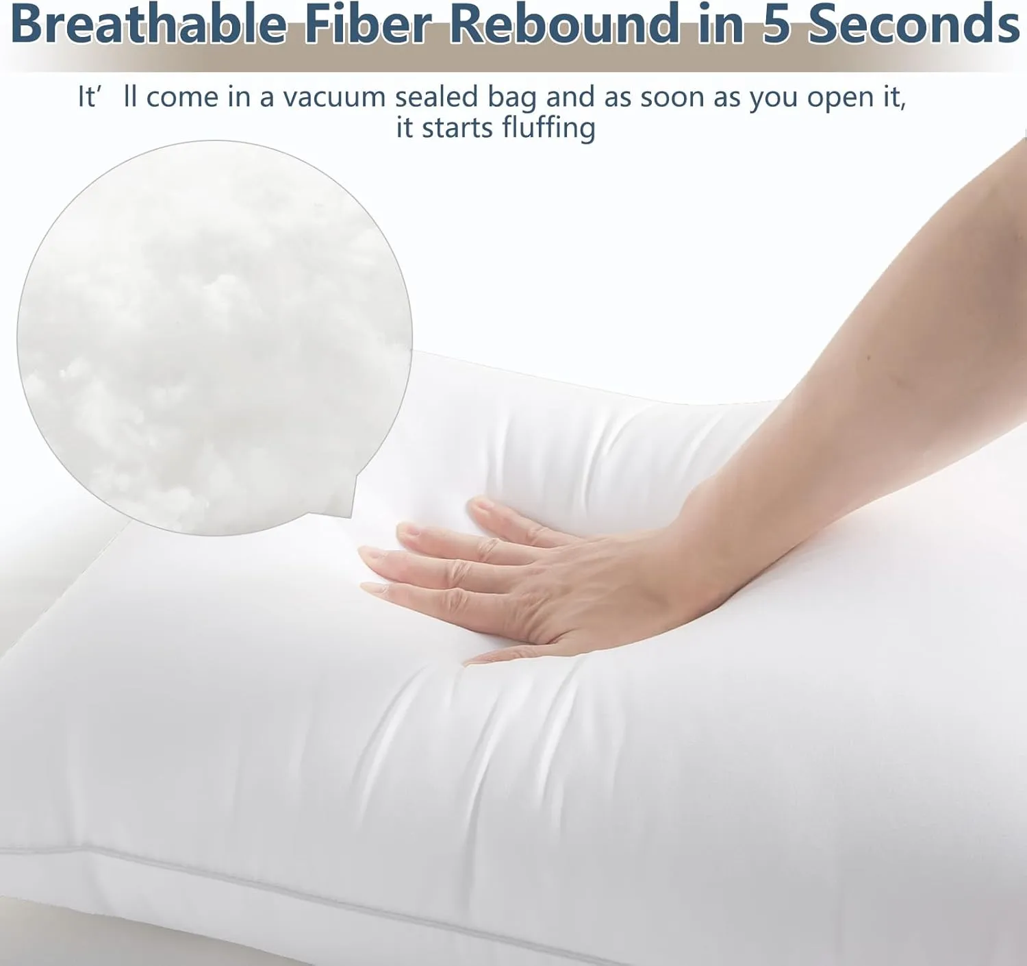 CozyLux Pillows Standard Size Set of 4, Hotel Quality Bed Pillows for Sleeping 4 Pack, Cooling Pillows for Side Back and Stomach Sleepers, Down Alternative Luxury Soft Supportive Pillows (18x26)