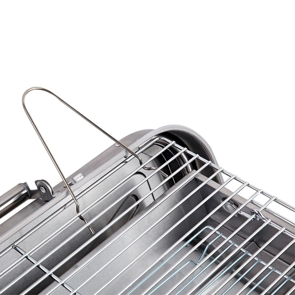 CRONY Full assortment Outdoor Folding Top-notch service Portable grill Commercial Camping Charcoal Portable Steel 8828 Stainless Grill Bbq