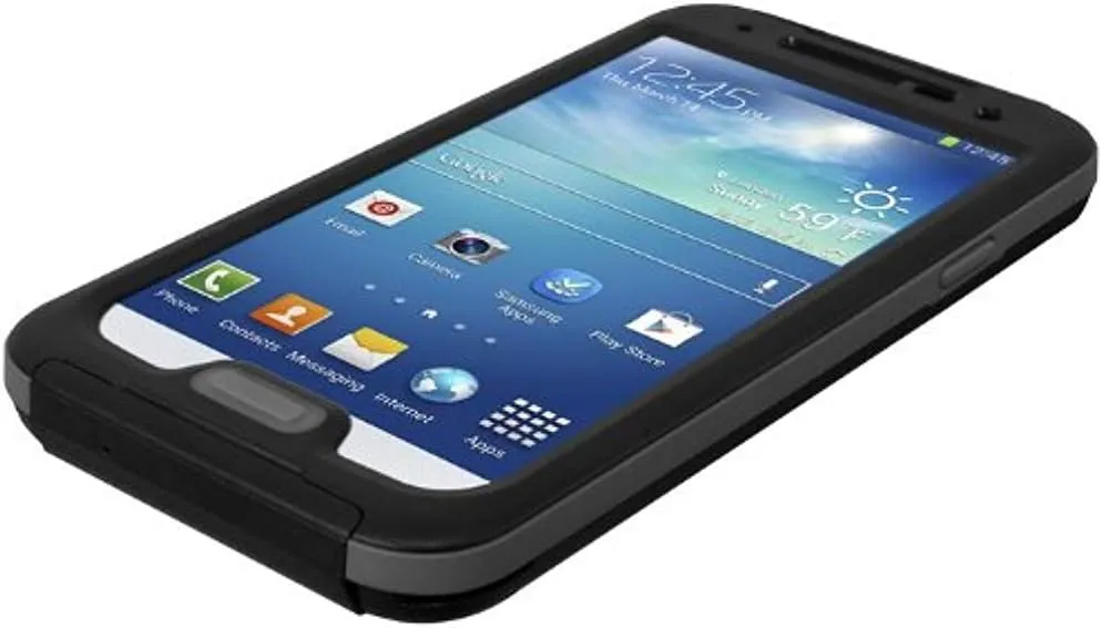 CSWSSGS4-BGOBEX Waterproof Case for Samsung Galaxy S4 - Retail Packaging - Black/Gray