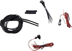 Custom Dynamics CD-MICRO-R-B Micro Bullet LED Turn Signal - Red, Gloss Black Finish