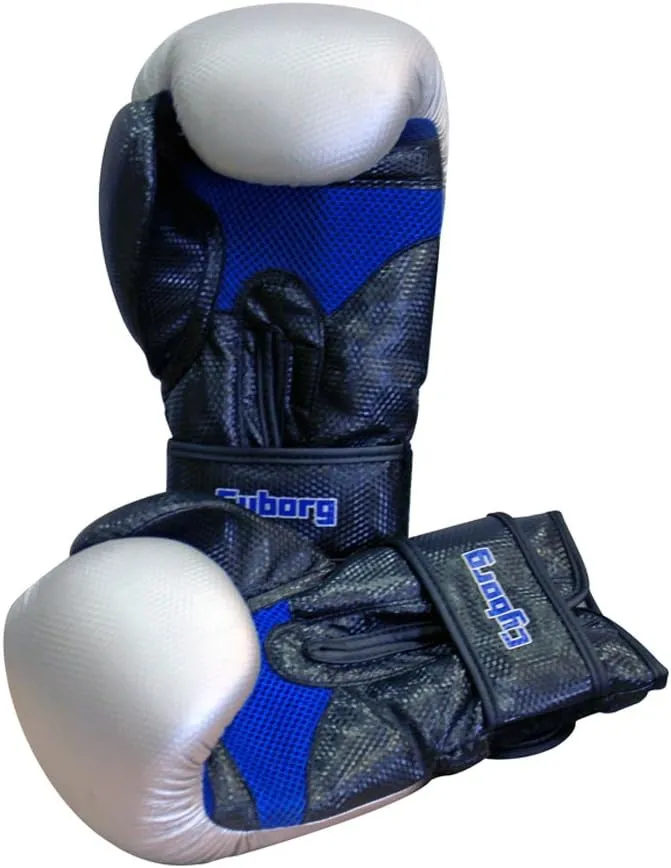 Cyborg 101 Training Gloves for Boxing, Kickboxing, Muay Thai, Durable Sparring Gloves with Foam Padding & Mesh Ventilation, Secure Hook & Loop Closure, Shock-Absorbing Punching Mitts, 12oz