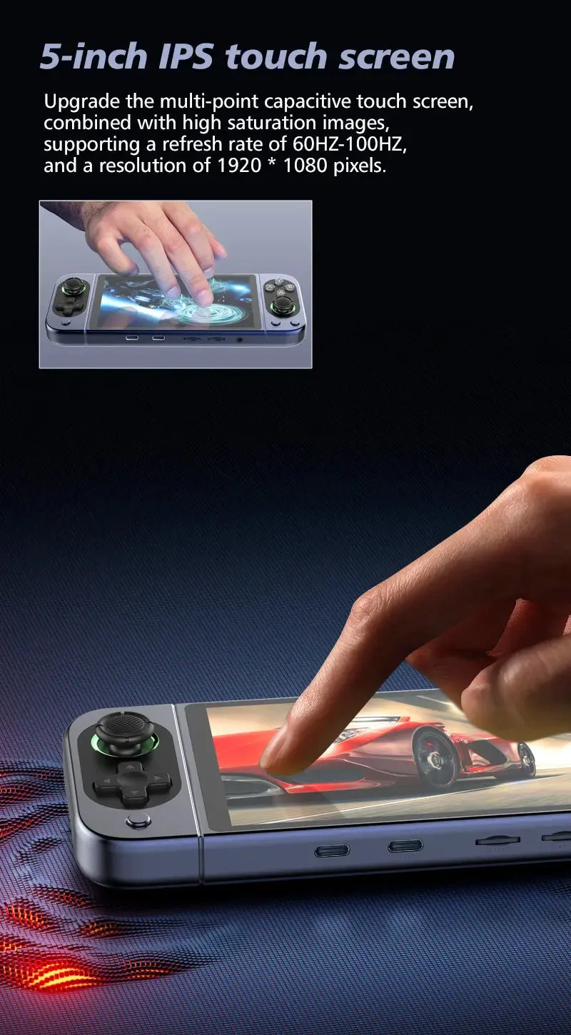 D-50PLUS Retro Handheld Game Console