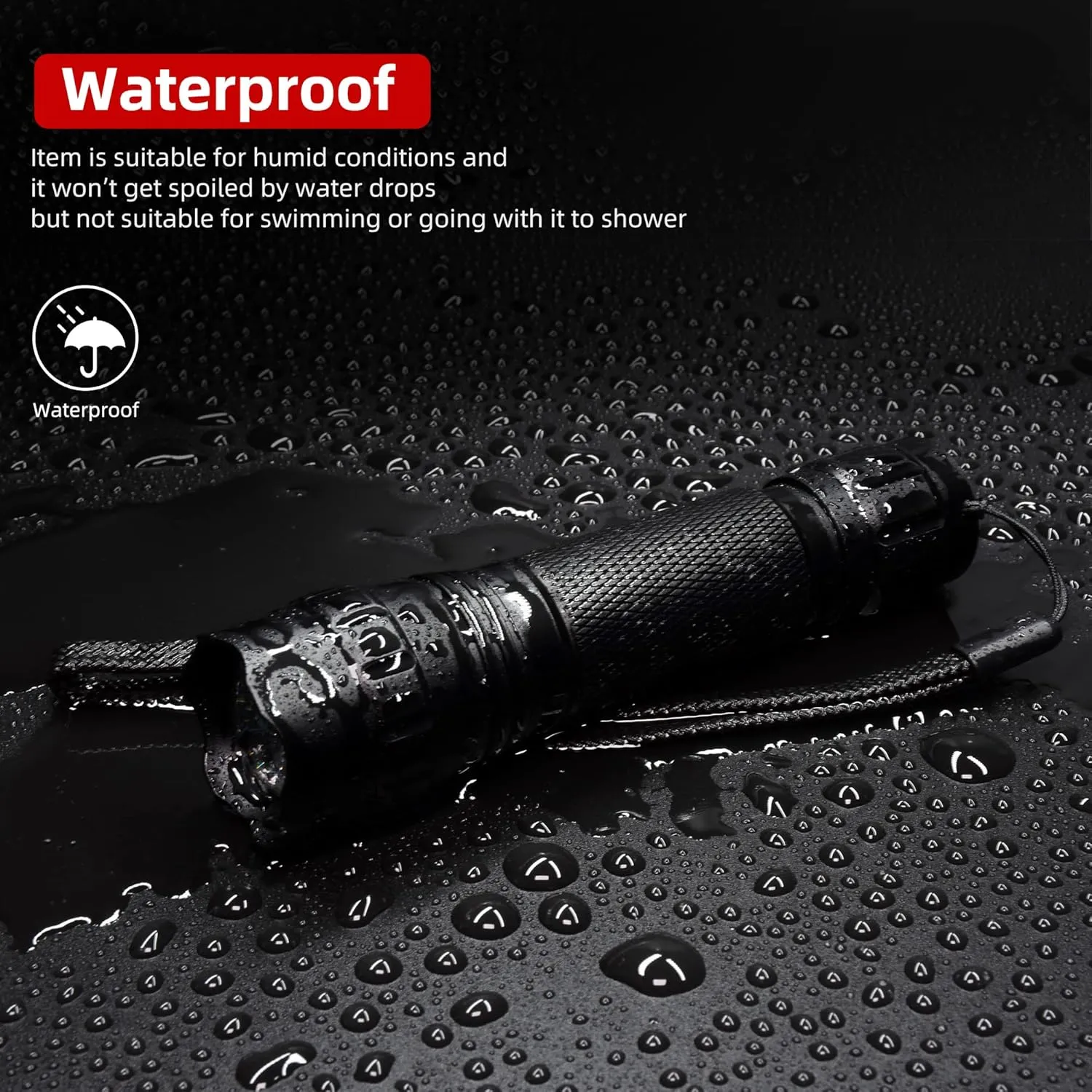 DARKBEAM ir Flashlight Infrared 940nm Light LED Rechargeable Mini for Night Vision, Handheld Tactical ir Illuminator, Focus Adjustable, Portable for Hunting, Observation, Search, with Clip