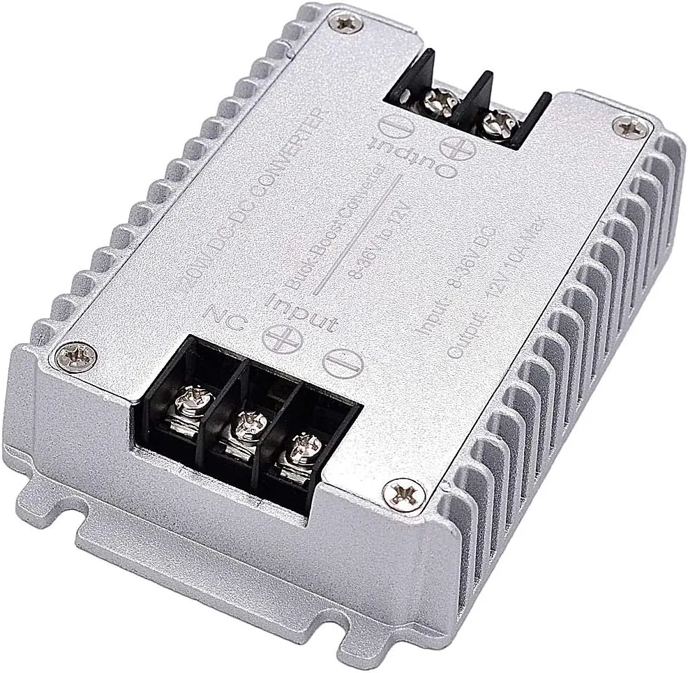 DC to DC High Efficiency Voltage Converter 8-36V to 12V 10A 120W Buck-Boost Converter DIY Power Supply Step-Down/Up Transformer