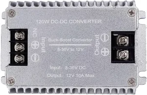 DC to DC High Efficiency Voltage Converter 8-36V to 12V 10A 120W Buck-Boost Converter DIY Power Supply Step-Down/Up Transformer