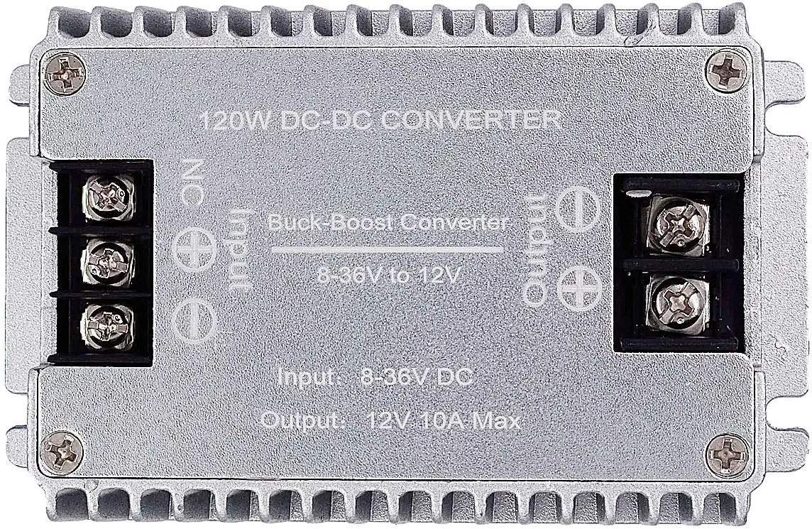 DC to DC High Efficiency Voltage Converter 8-36V to 12V 10A 120W Buck-Boost Converter DIY Power Supply Step-Down/Up Transformer