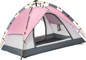 Double Layer Tent, Large Space Camping Tent for Hiking