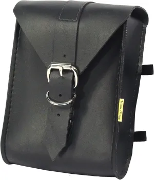 Dowco Willie & Max 58421-00 Standard Series: Synthetic Leather Compact Motorcycle Sissy Bar Bag, Black, Universal Fit