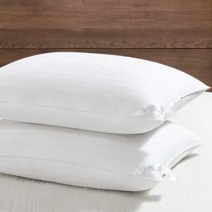 downluxe Down Alternative Pillows Queen Size Set of 2 - Hotel Collection Soft Bed Pillows for Sleeping, Perfect for Side, Back and Stomach Sleepers, 20 X 28
