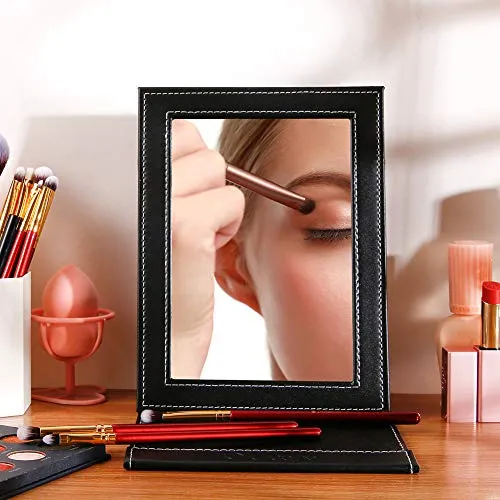 DUcare Portable Folding Vanity Mirror with Stand, Large