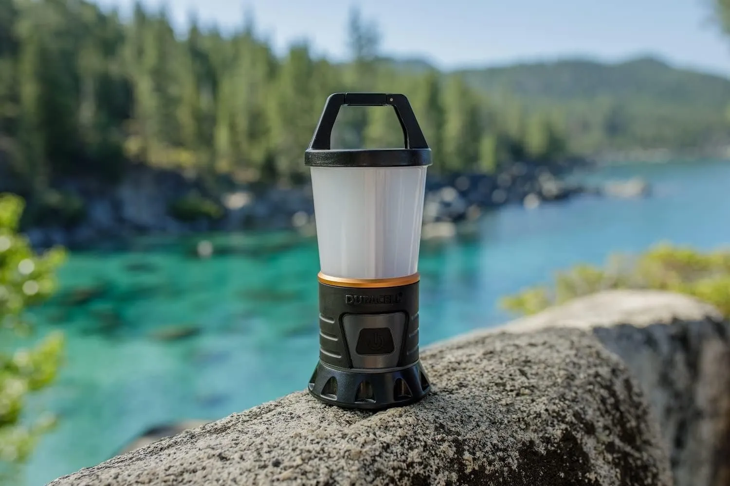 Duracell 600 Lumen LED Lantern with 360° & 180° lighting for Camping, Fishing, & Emergency Use - 5 Modes and 3-AA Batteries Included