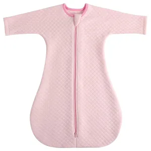 Easy Transition Baby Sleep Sack with Sleeves Soft Cotton Warm 6-12 Months 1.5 Tog, Soft Sleeping Sack Comfortable Wearable Blanket 2-Way Zipper, Sleeping Bag Sleepsack Unisex Newborn Babies Girl Boy