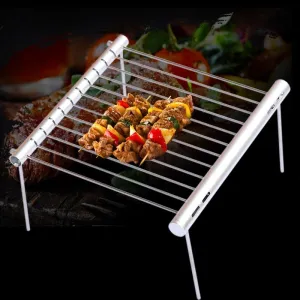 Economical Stainless Plug-and-play Grill Foldable | Steel GRILL ULTRA-COMPACT ADVENTURE BBQ