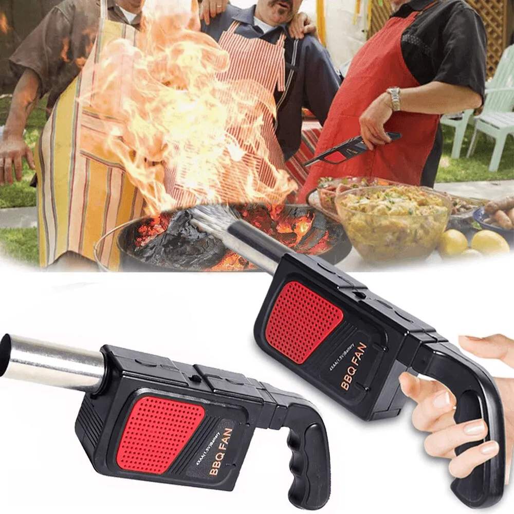 Electric BBQ Grill Blower - Portable Air Fan