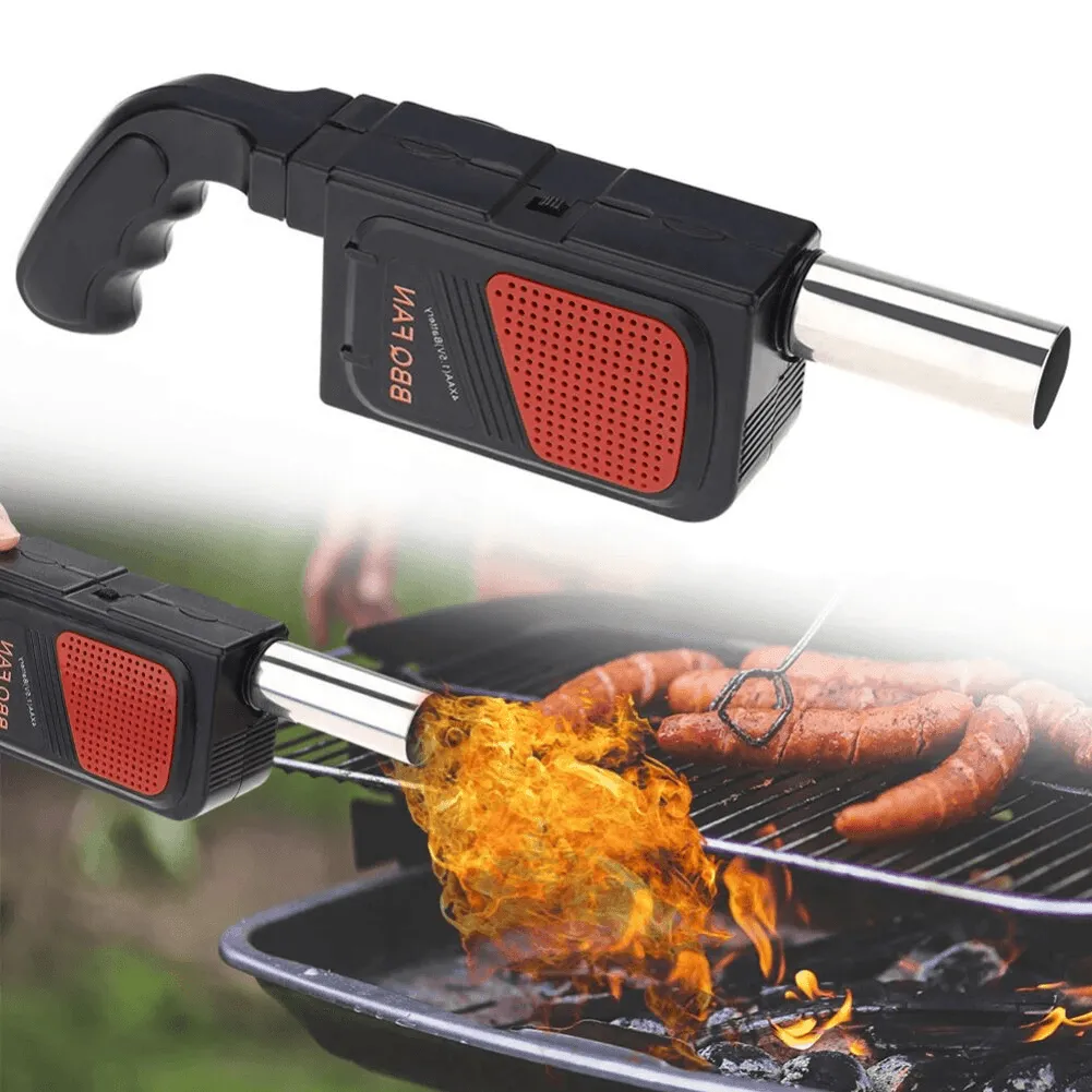 Electric BBQ Grill Blower - Portable Air Fan