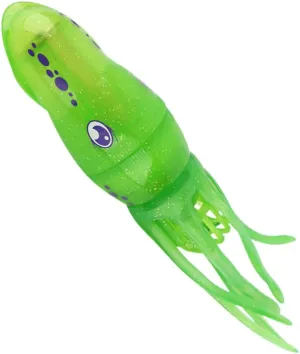 Electric Octopus Bath Toy, Swimming Octopus Pool Toy Simulated Octopus Tub Toy Electric Octopus Bathtub Toy with Lights (Green)