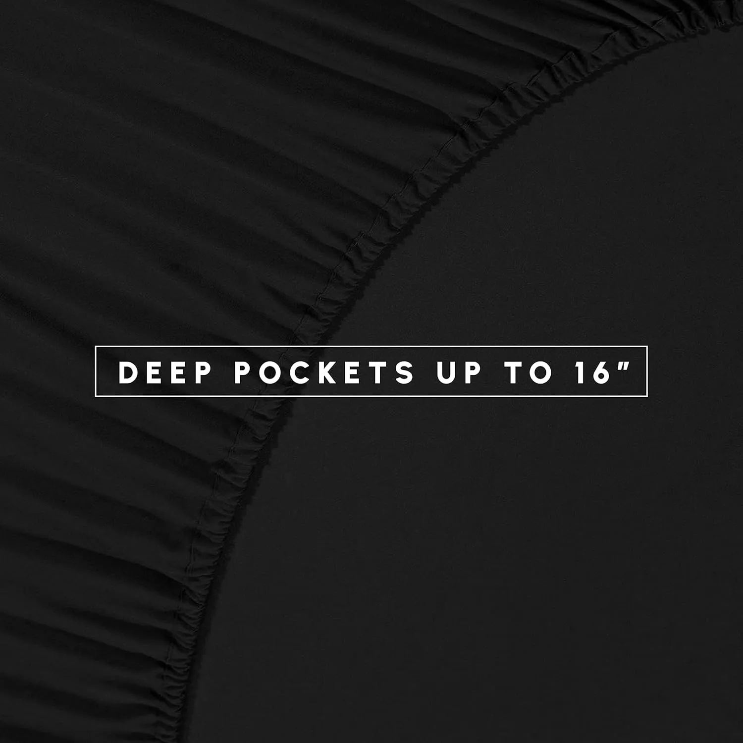 Elegant Comfort Wrinkle Resistant - Silky Soft Dobby Stripe Bed-in-a-Bag 8-Piece Comforter Set - King Black