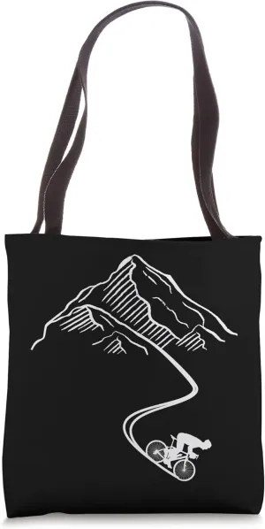 Enduro MTB Mountain Bike Riding Downhill Minimalistic Tote Bag