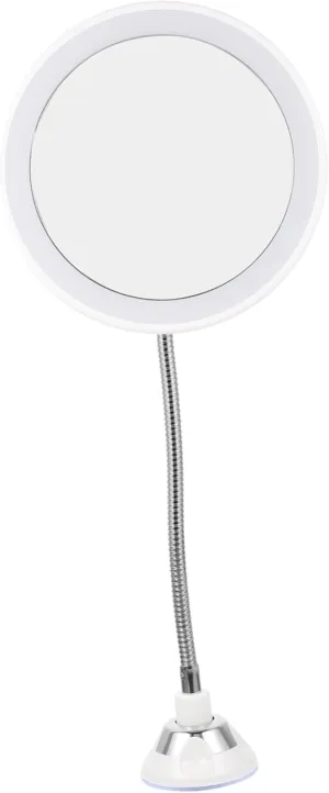 ERINGOGO 360degree Cup Makeup Mirror Led Illuminated Rotation Design for Daily Use Compact Travel Mirror for Women for Precision Makeup Application
