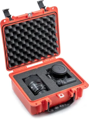 Evergreen 300 - USA Made Mil Spec Single Camera w/lens storage or Single Pistol w/Extra Magazine storage capacity case - Best hard protective case for storage and travel. Includes Pick & Pluck Foam