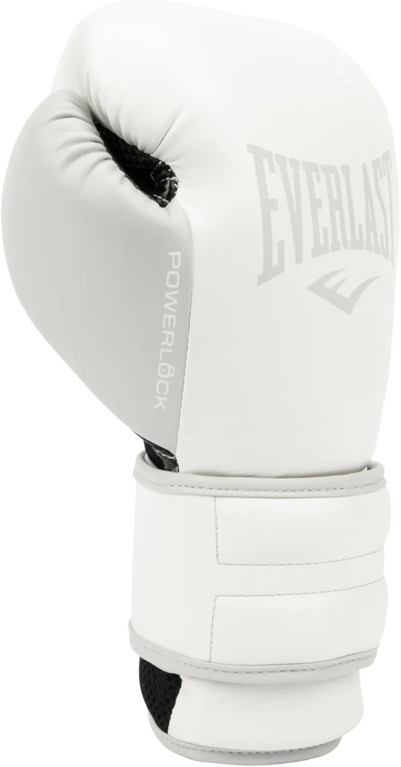 Everlast Powerlock 2 Hook & Loop Boxing Gloves | Fight Training Gloves | Hook and Loop with Durable Hand & Wrist Support | Heavy Bag & Fitness Training