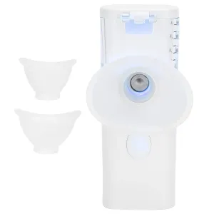 Eye Steamer Eye Sprayer, USB Charging Eye Mist Handheld Care Sprays Steamer Portable Moisturizing Cleaning Soothly Machine for Women Man (New Eye Moisturiser White)