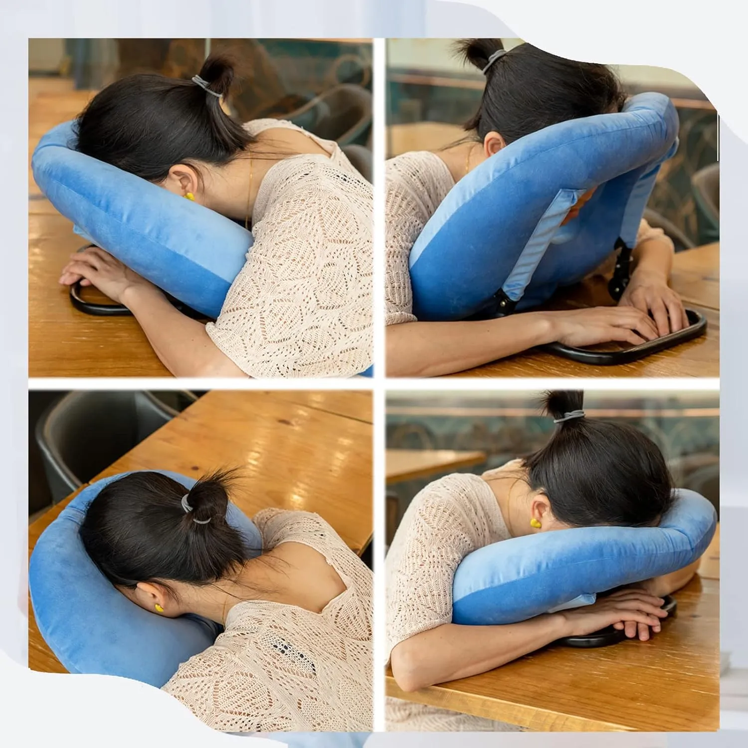 Face Down Pillow After Eye Surgery, Adjustable Height Prone Prone Pillow Face Down Sleep, Retina Lying Pillow, Vitrectomy Macular Hole Retinal Detachment Recovery Equipment Eye Surgery Support