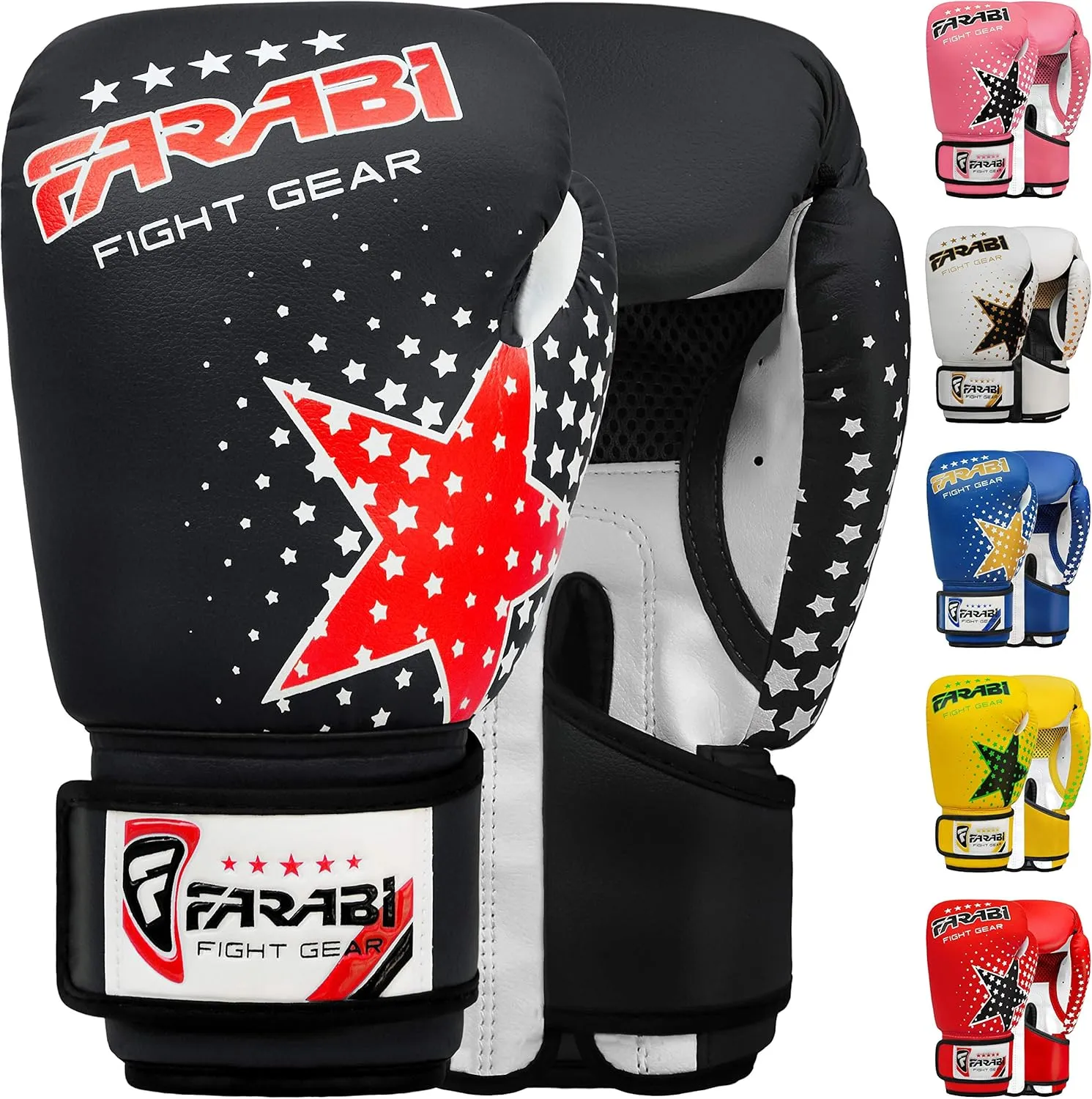 Farabi Boxing Gloves Kids Junior Muay Thai Kick Boxing Training MMA Punching Bag