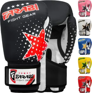 Farabi Boxing Gloves Kids Junior Muay Thai Kick Boxing Training MMA Punching Bag