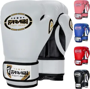 Farabi Sports Kids Boxing Gloves 4, 6, 8-oz Boxing Gloves for Kids Junior Boxing Gloves Youth Boxing Gloves Boys and Girls Boxing Training Gloves for MMA Muay Thai & Punching Bag