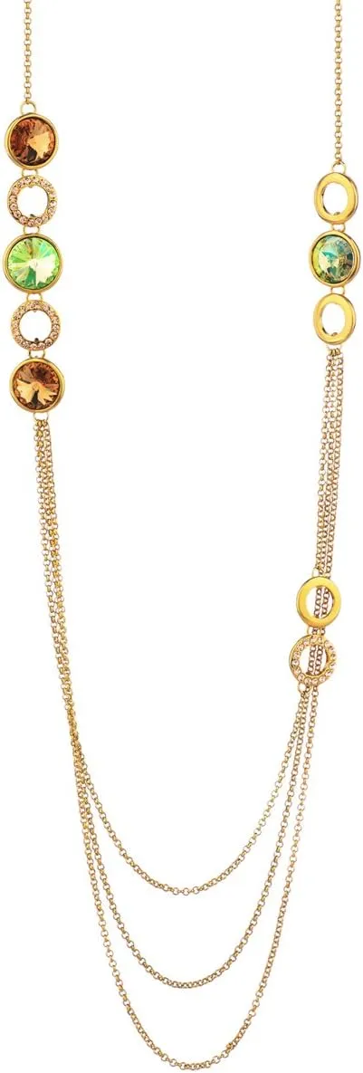 Fashion Crystal Pendant Necklaces Cheap Statement Circle Jewelry Gifts Wholesale