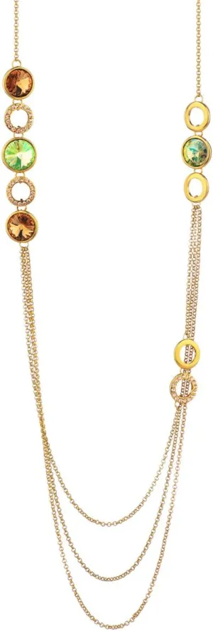Fashion Crystal Pendant Necklaces Cheap Statement Circle Jewelry Gifts Wholesale