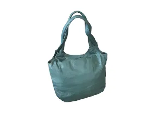 Fgalaze green leather bag fashion everyday shoulder handbag, Bony