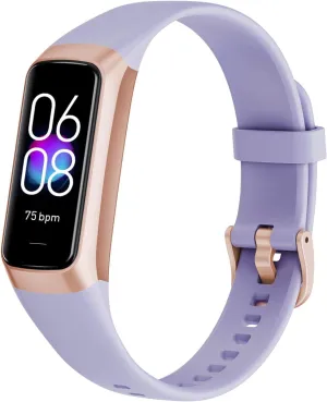 Fitness Tracker with 24/7 Heart Rate Sleep Blood Oxygen Monitor,IP68 Waterproof Smart Watch,1.10''AMOLED Touch Color Screen,Step Counter Health Activity Trackers for Women Men