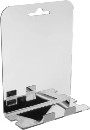 Fogless Shower Mirror Wall Hanging Frameless Shower Mirror with Stainless Steel Hook for Bathroom