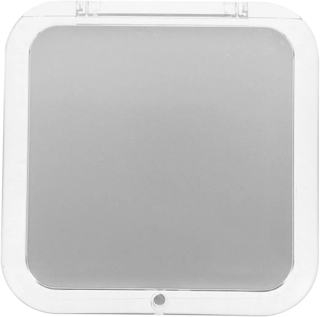 Foldable Compact Mirror Portable Square Makeup Mirror for -ups Magnification for Purse and Travel Convenient Handheld Use