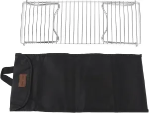 Folding Campfire Grill Portable Stainless Steel Barbeque Cooking Rack Grate Grid