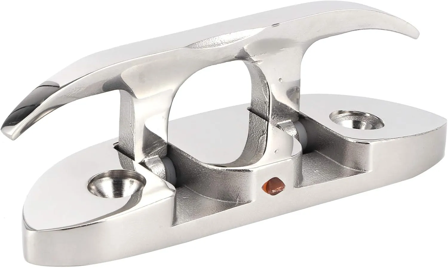 Folding Cleat Stainless Steel Up Dock Cleat for Boats Kayaks, 4.7in, Lockable, No Leak
