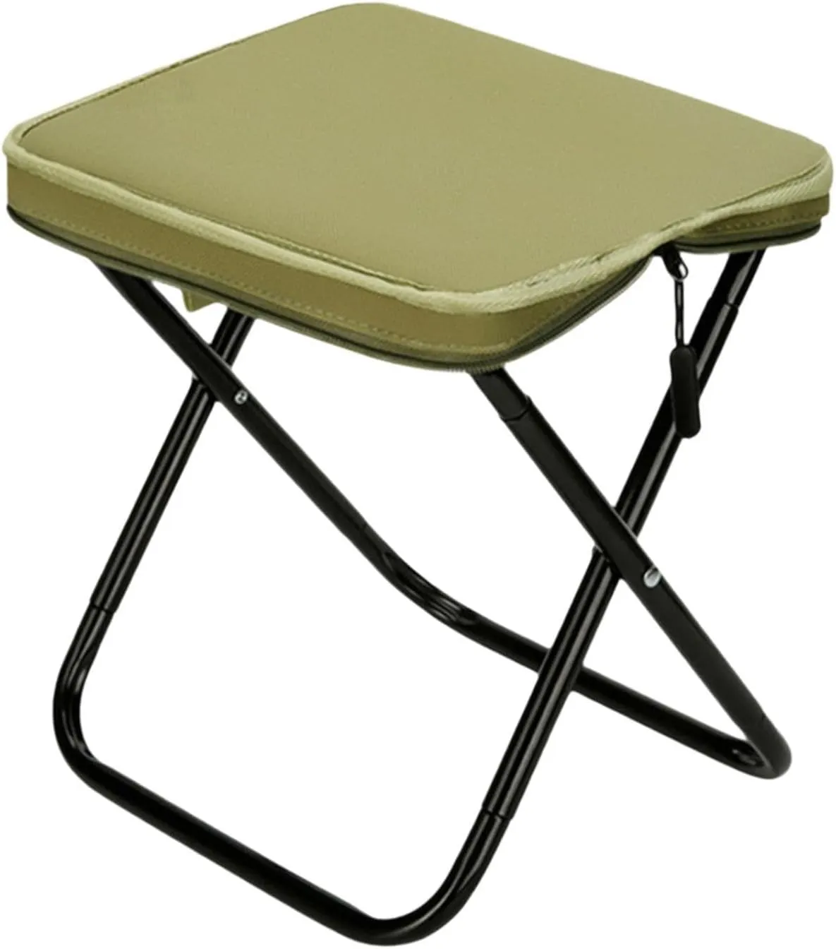 Folding Stool Picnic Chair Seat Multifunctional Space Saving Ottoman Portable Camping Stool Footstool for Hiking Traveling