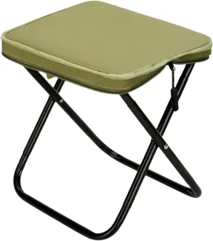 Folding Stool Picnic Chair Seat Multifunctional Space Saving Ottoman Portable Camping Stool Footstool for Hiking Traveling