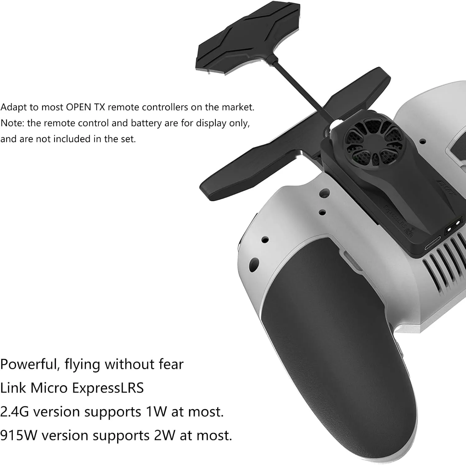 for Aeris Link Long Ranged 2.4G 915MHz ExpressLRS ELRS/TX Module Enhances Signal with OLED Screen Cooling Fan