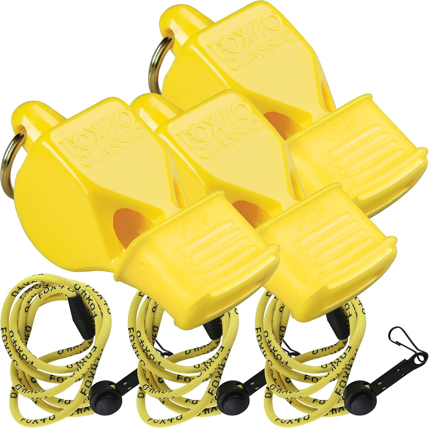 Fox 40 Classic CMG w/Breakaway Lanyard 3 Pack