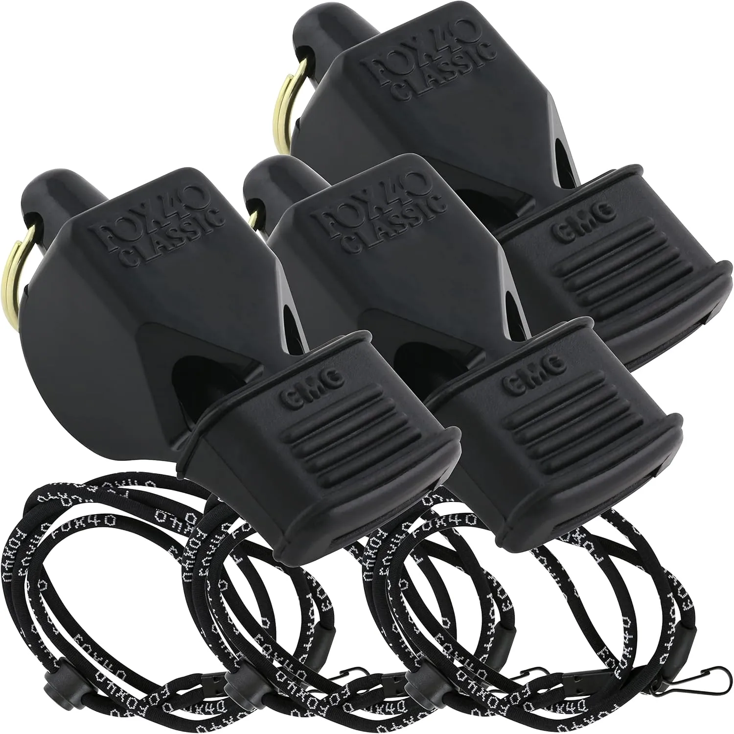 Fox 40 Classic CMG w/Breakaway Lanyard 3 Pack