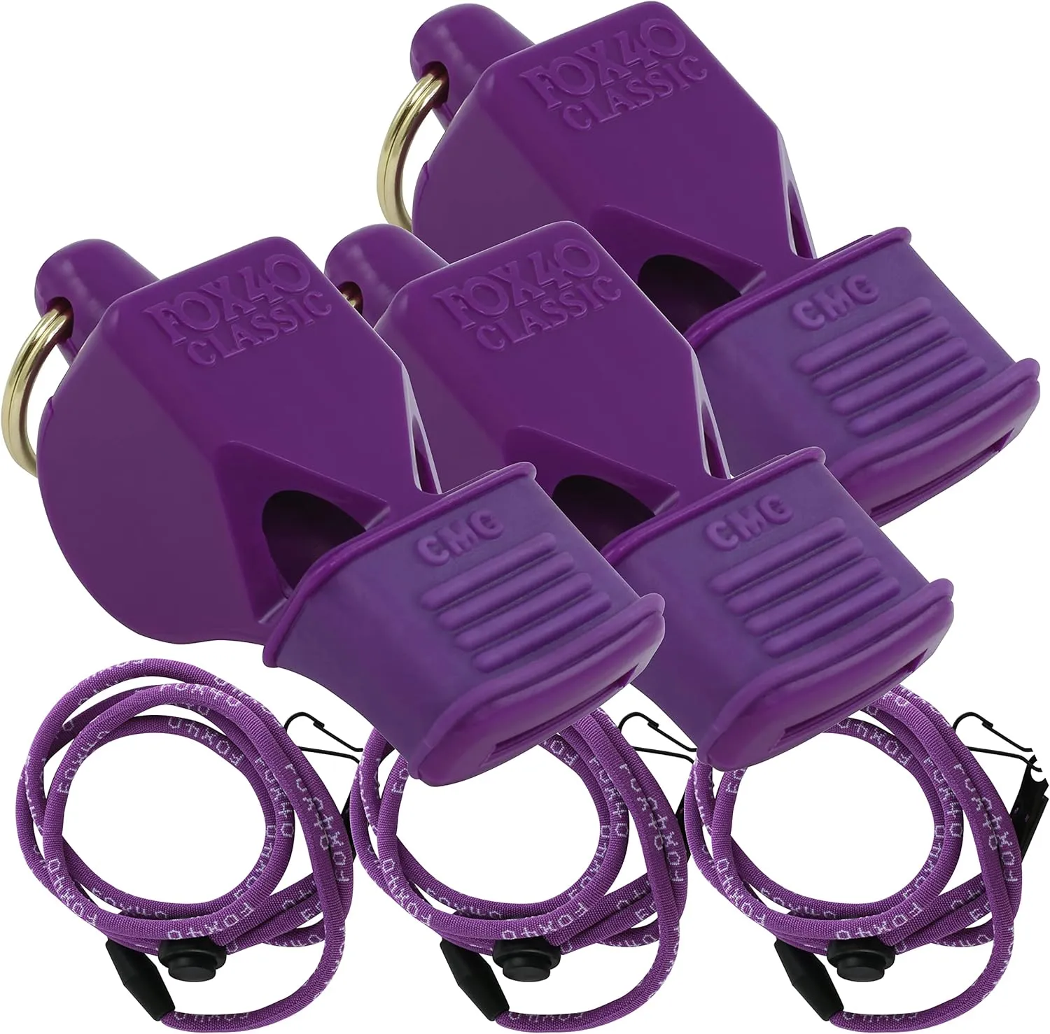 Fox 40 Classic CMG w/Breakaway Lanyard 3 Pack