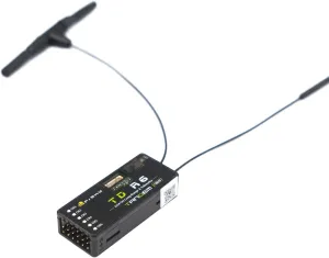 FrSky Tandem TDR6 Dual-Band Receiver (2.4GHz & 900MHz) Compatible with Tandem Series Radio & RF Module in TD Mode - HELIDIRECT