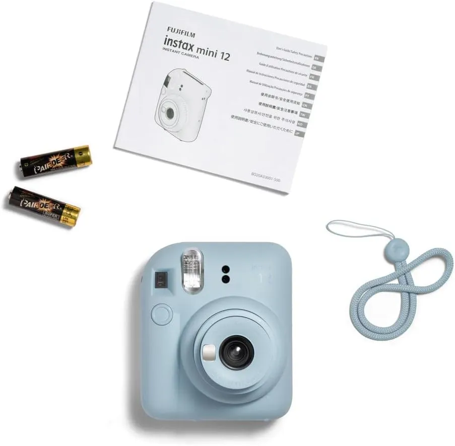 Fujifilm Instax Mini 12 Instant Film Camera - Pastel Blue
