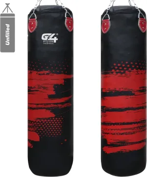 G4 VISION Boxing Punch Bag Punching Bag Heavy Training Gloves Speed Set Kicking MMA 3FT, 4FT, 5FT