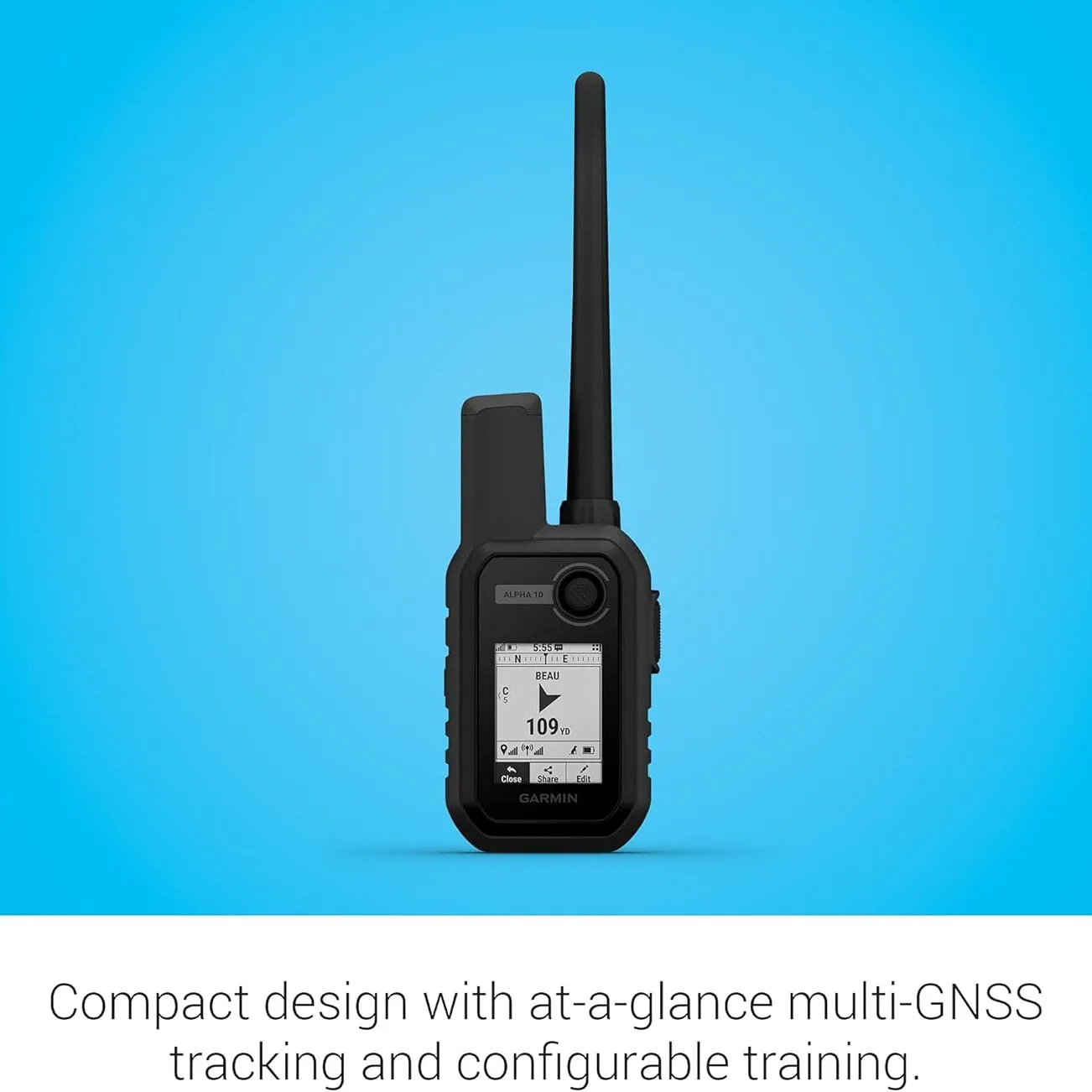 Garmin Alpha 10 Handheld Device for Compact Dog Tracking and Training