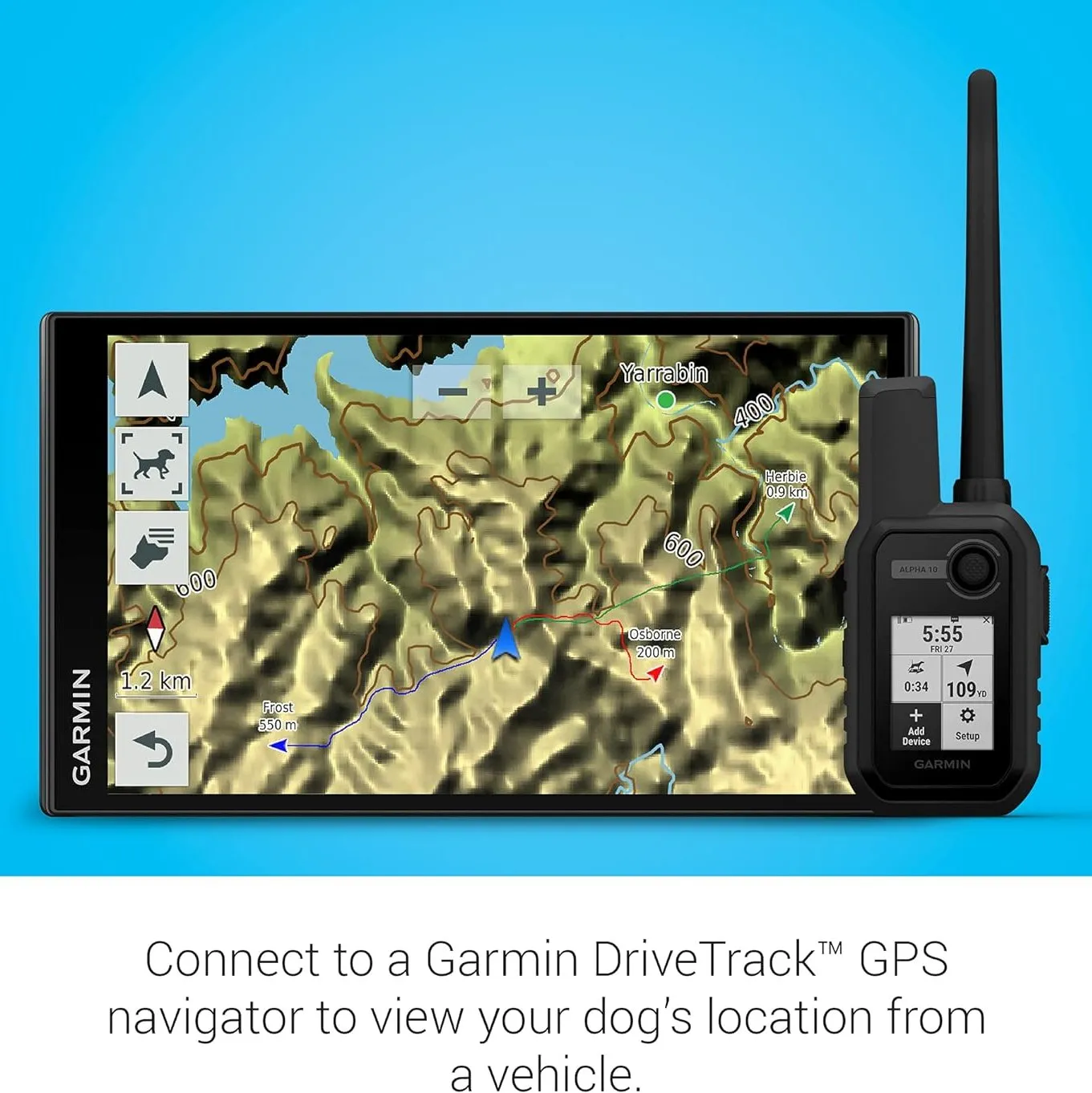 Garmin Alpha 10 Handheld Device for Compact Dog Tracking and Training
