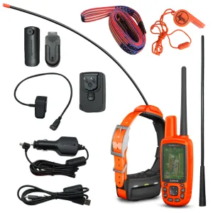 Garmin Astro 430 GPS / GLONASS GPS Handheld Dog Tracking Bundle with Wearable4U Bundle